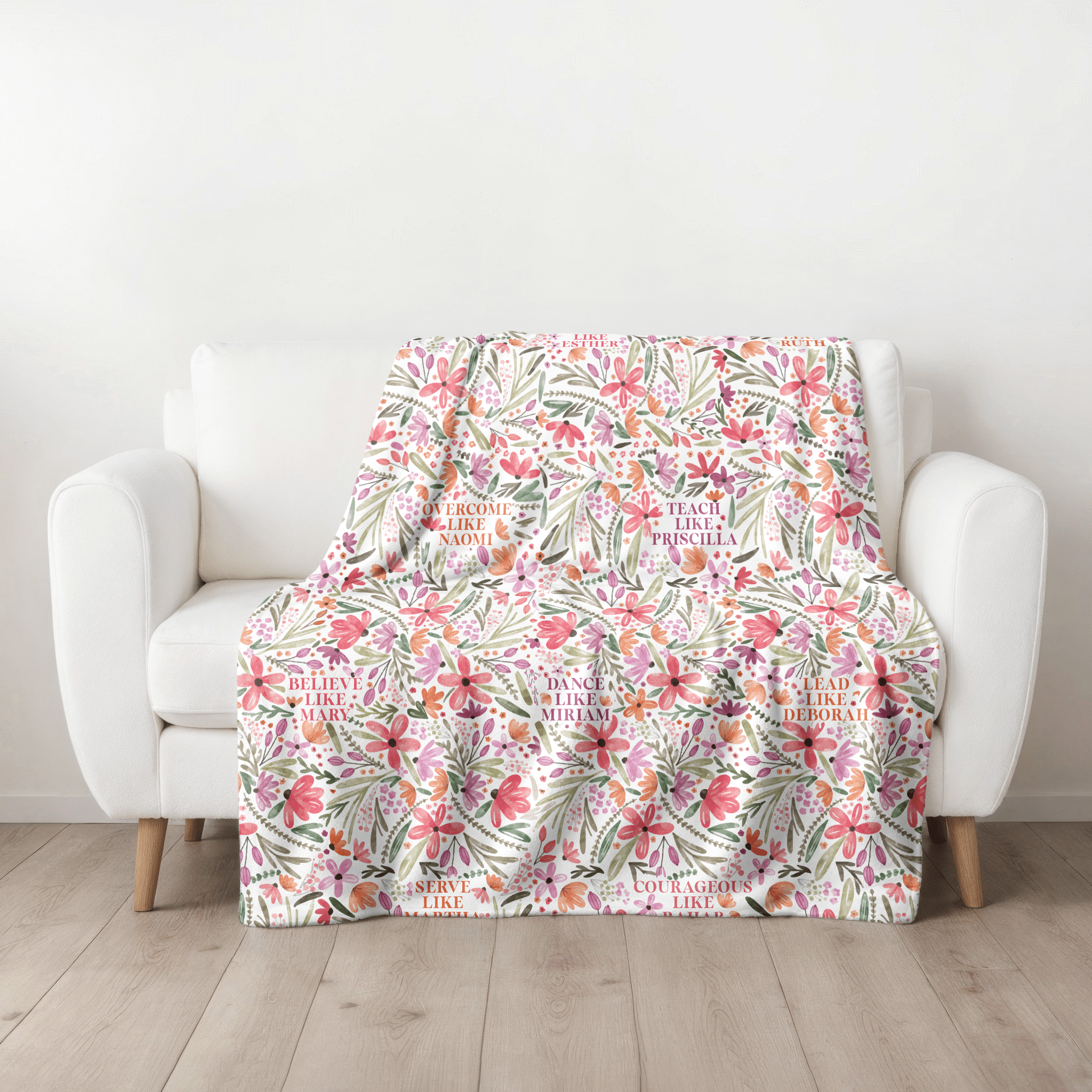 ellyandgrace Fleece Blanket Women of the Bible Fleece Blanket
