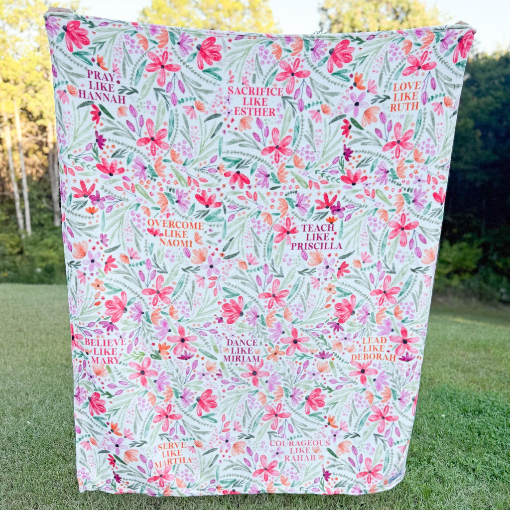 ellyandgrace Fleece Blanket Women of the Bible Fleece Blanket