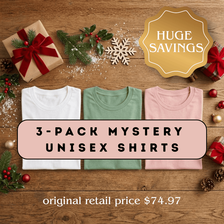 ellyandgrace Grab Bag Three Mystery Unisex Shirt Grab Bag: 75% OFF!