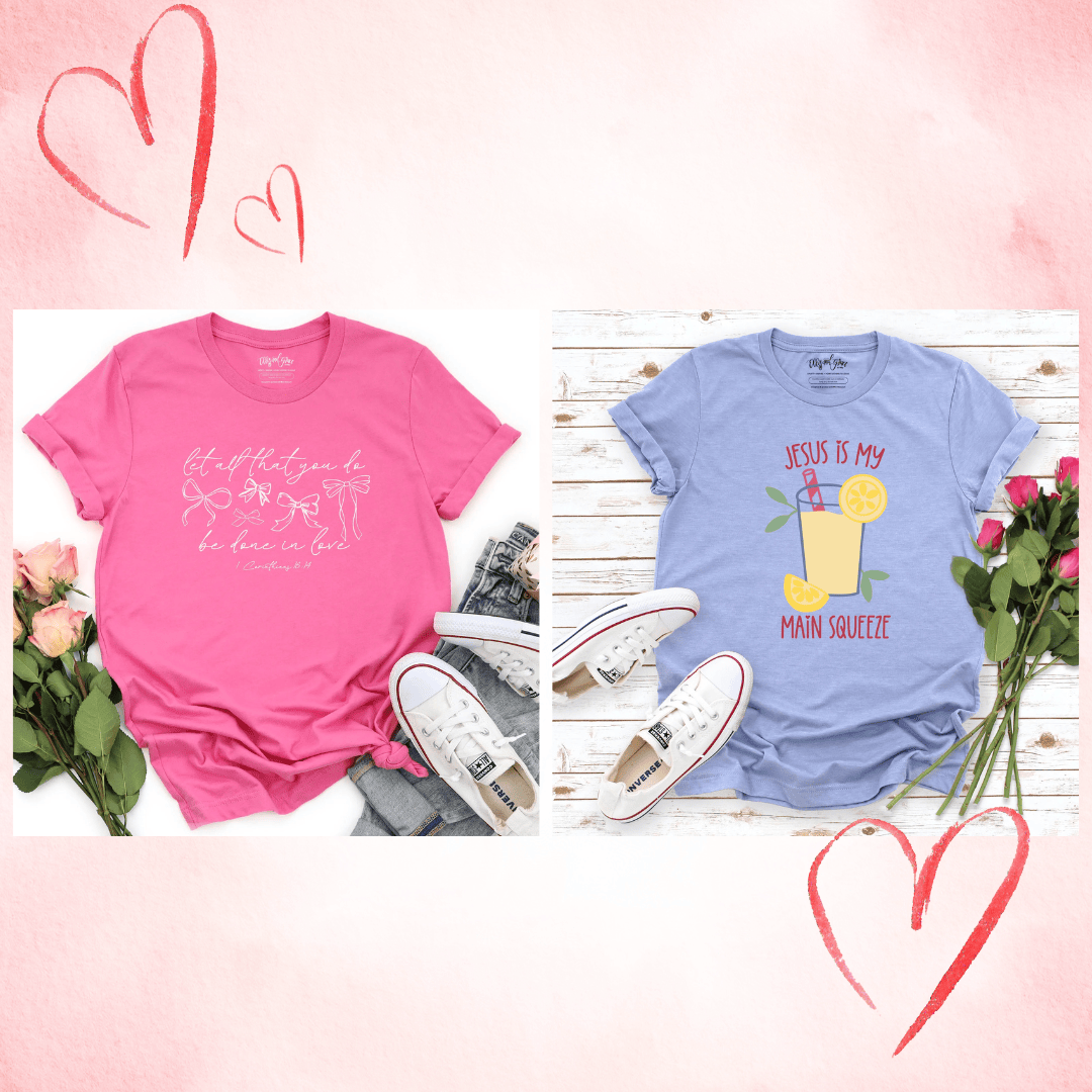 ellyandgrace Jesus is My Main Squeeze Unisex T-Shirt Bundle