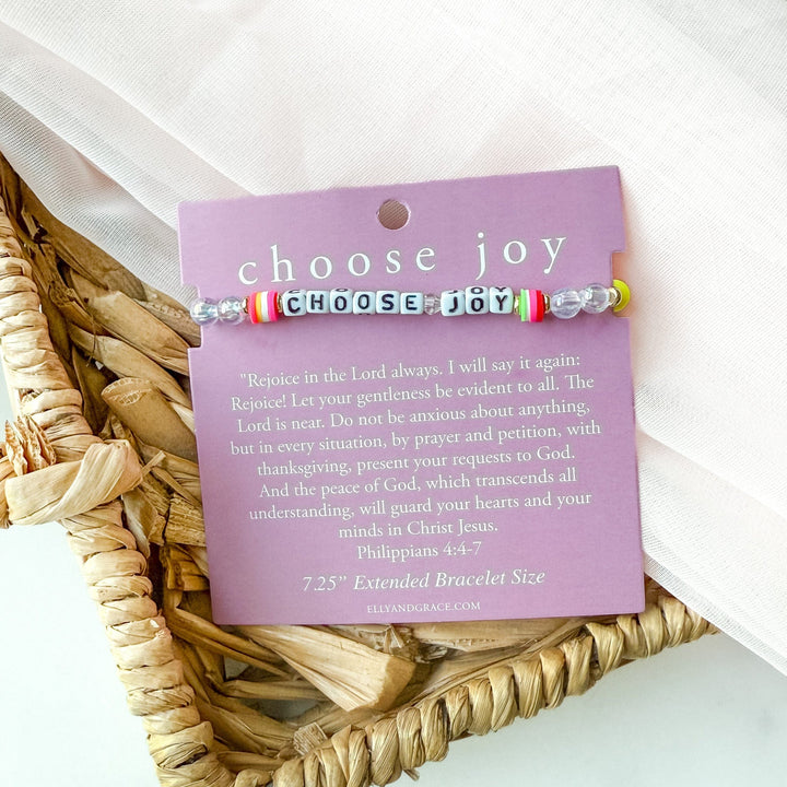 ellyandgrace Jewelry_Bracelet Choose Joy Christian Bracelet