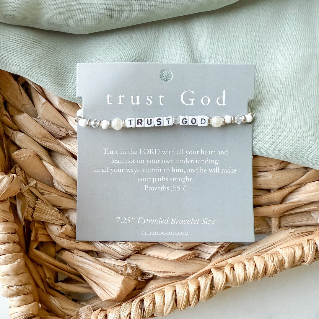 ellyandgrace Jewelry_Bracelet Trust God Christian Bracelet