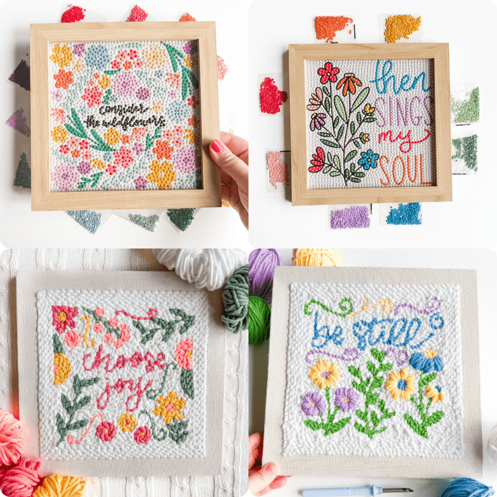 ellyandgrace Limited Edition Craft Bundle – Diamond Art & Punch Needling Kits