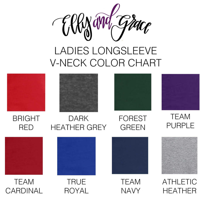 ellyandgrace LPC450VLS A Thrill of Hope the Weary World Rejoices Longsleeve V-Neck