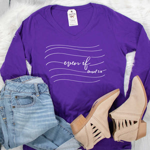 Even If Longsleeve V-Neck