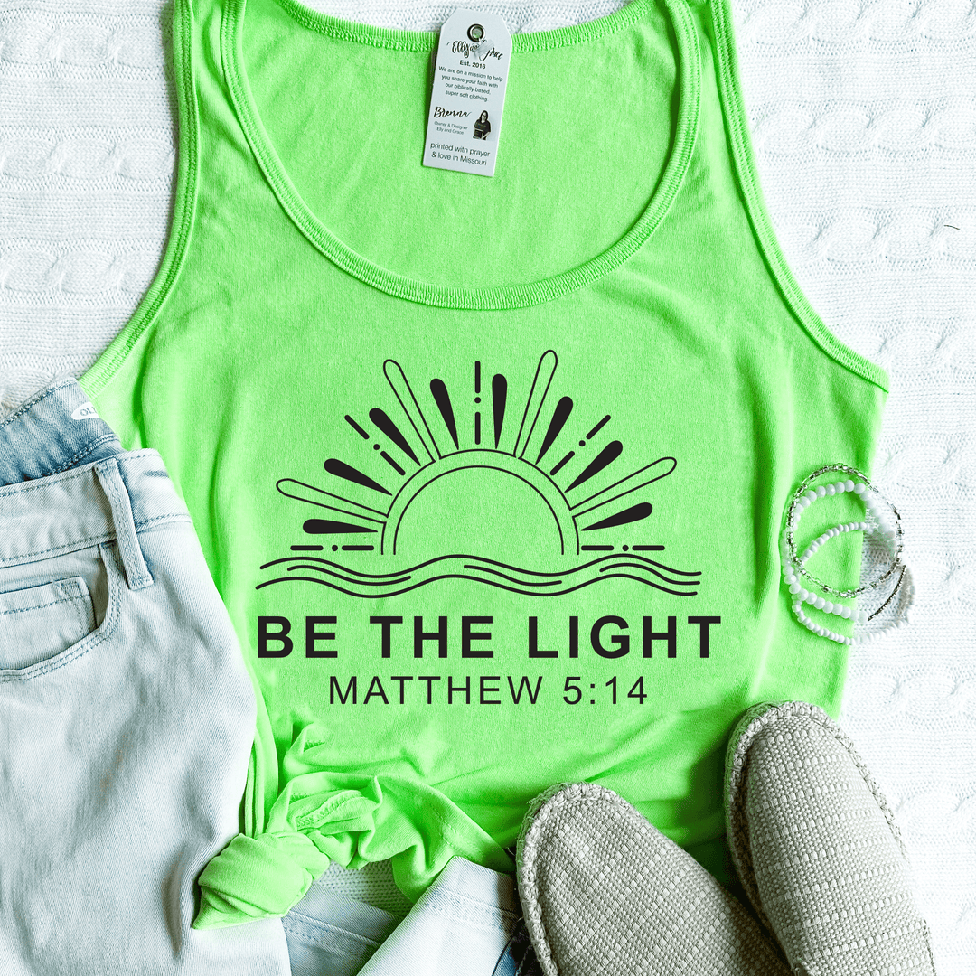 ellyandgrace LPC54TT Be The Light Tank Top