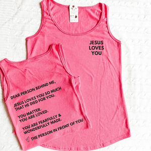 Dear Person Behind Me Tank Top