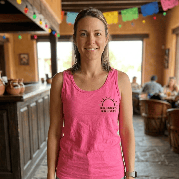 ellyandgrace LPC54TT New Morning New Mercies Tank Top