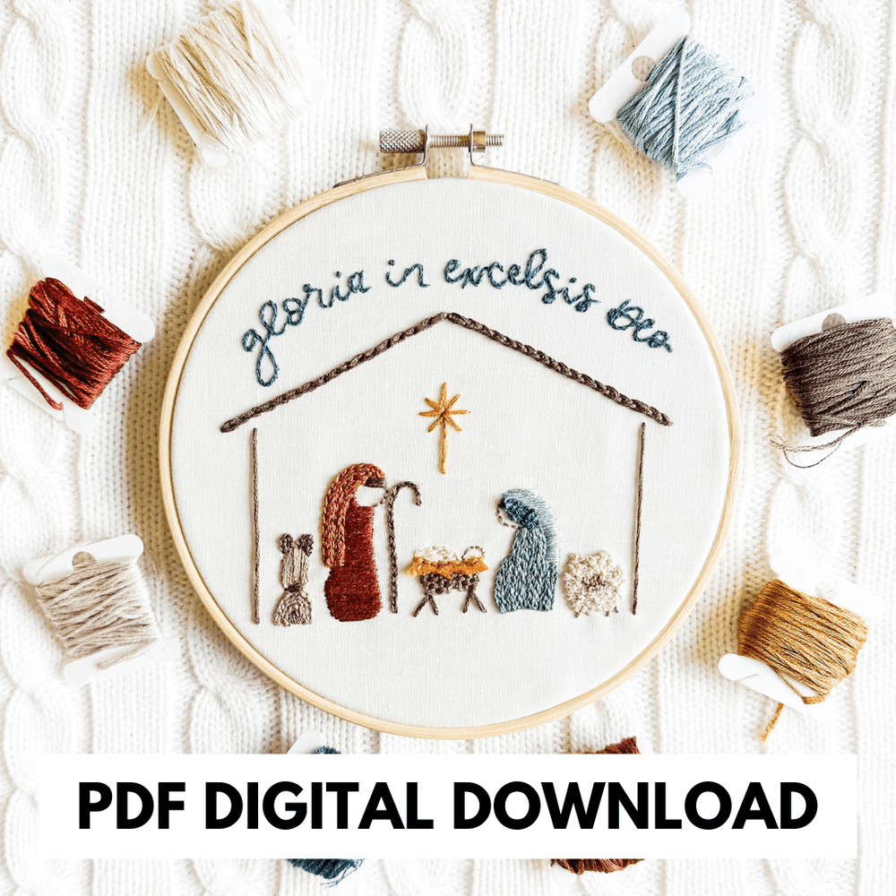 ellyandgrace PDF Download Gloria Manger Embroidery Instructions: PDF Digital Download