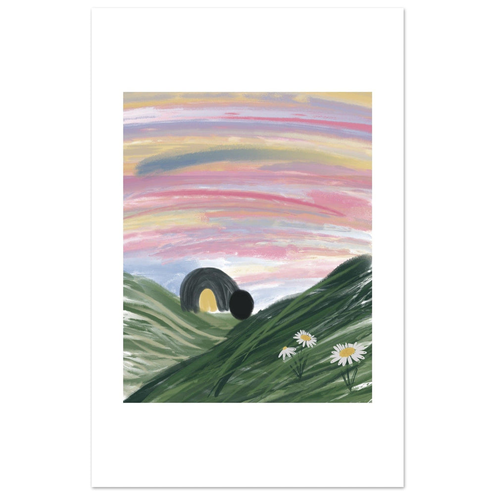 ellyandgrace Print Material 28x43  cm / XL (11x17″) Empty Tomb Watercolor Matte Paper Poster