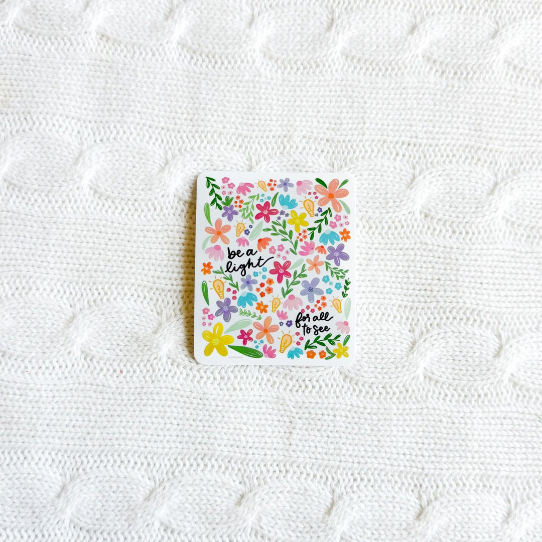 ellyandgrace Single Sticker Be A Light For All To See Sticker
