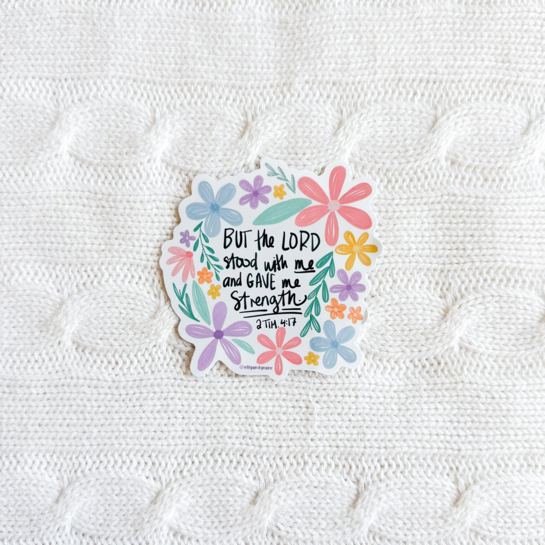 ellyandgrace Single Sticker But The Lord Stood With Me Sticker - 2026