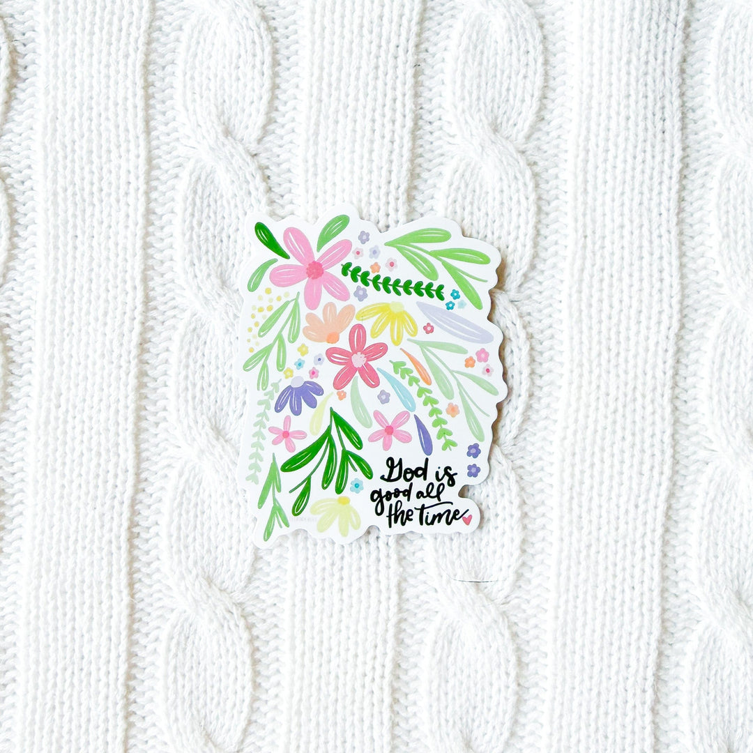 ellyandgrace Single Sticker God is Good All the Time Sticker