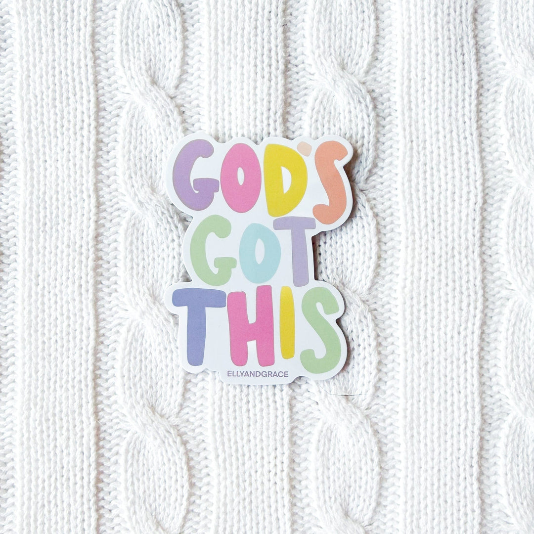 ellyandgrace Single Sticker God's Got This Sticker