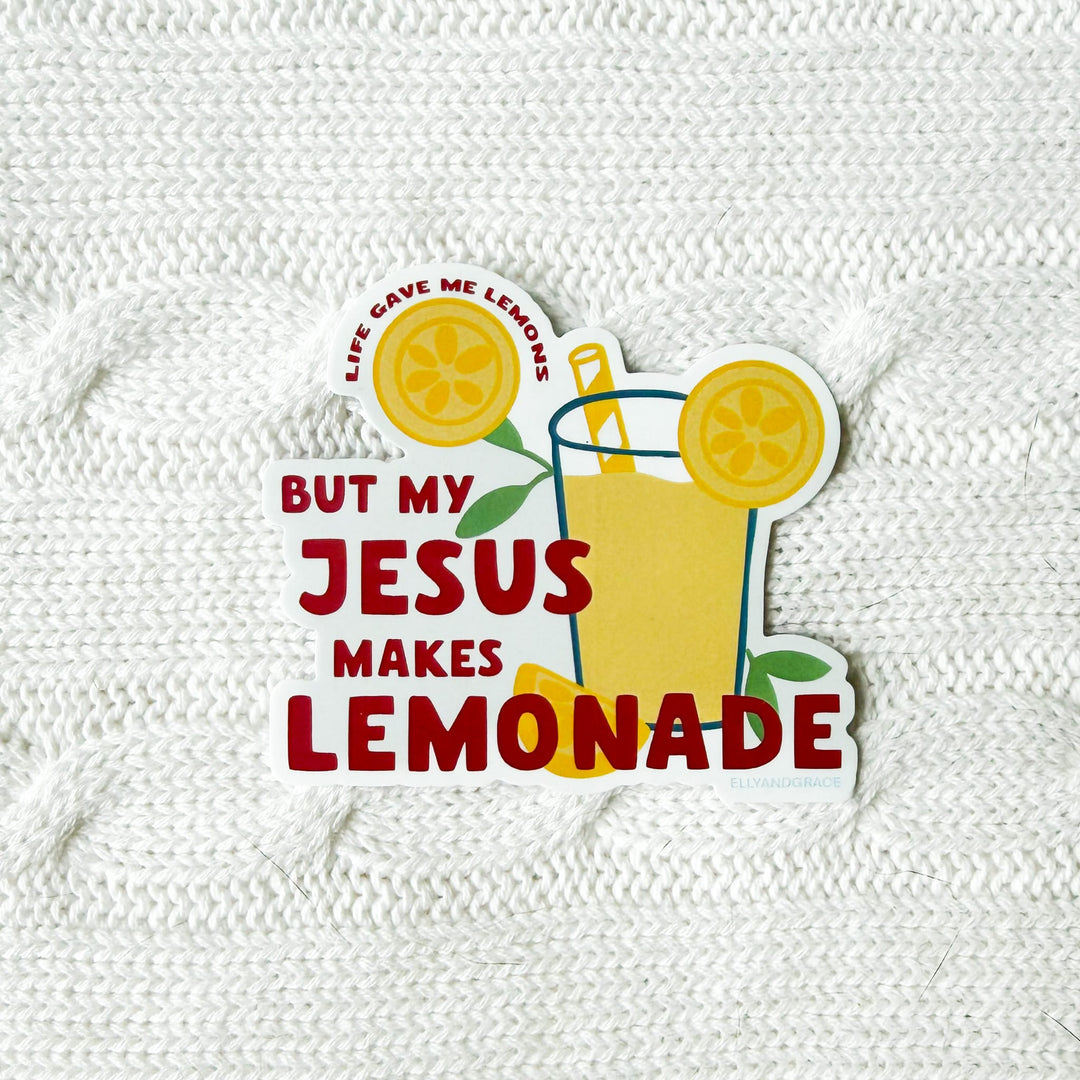 ellyandgrace Single Sticker Life Gave Me Lemons Sticker