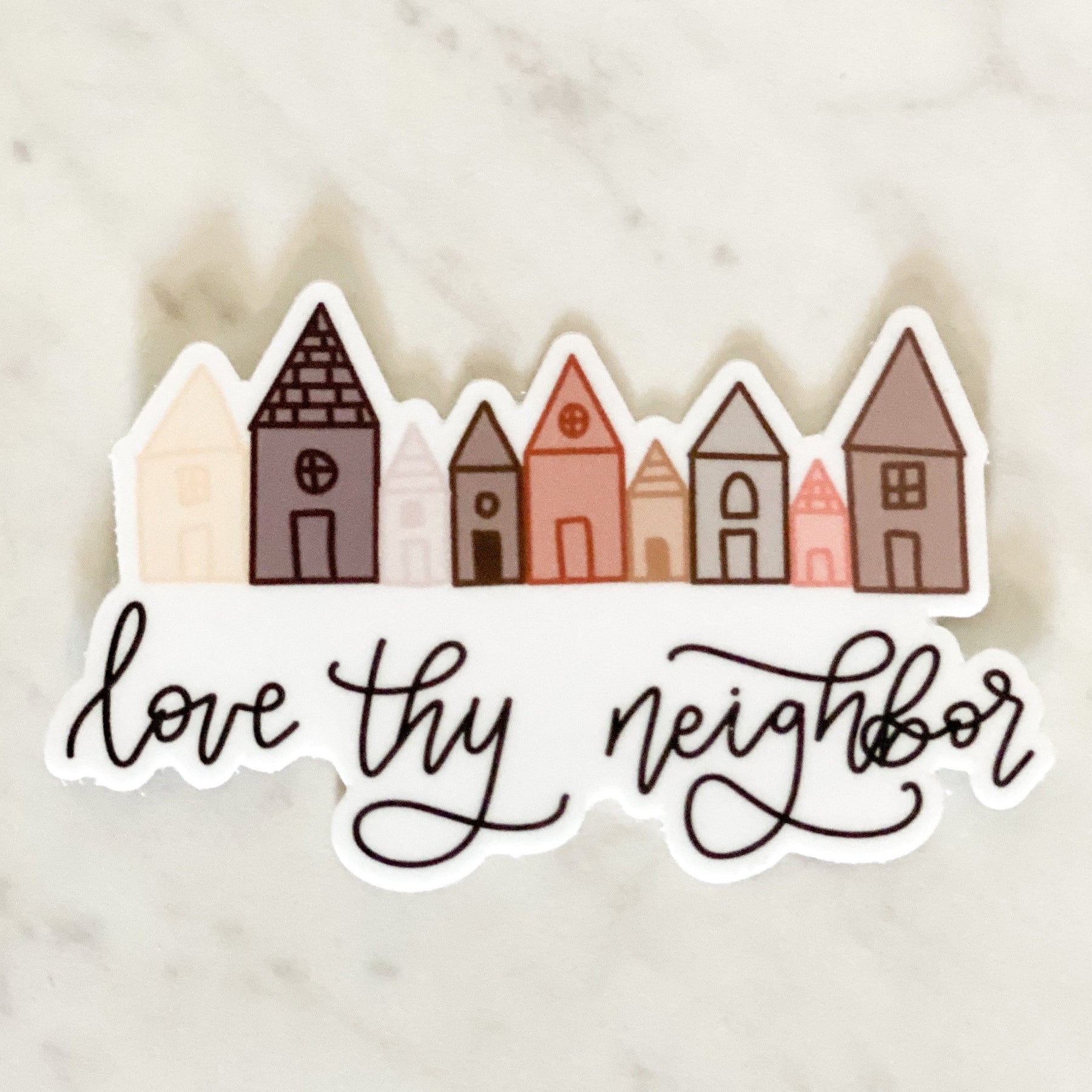 Love thy neighbor Spotify code Sticker for Sale by enough-ava