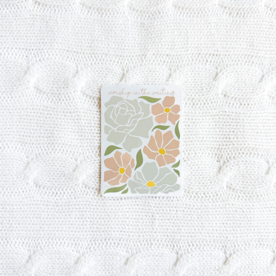 ellyandgrace Single Sticker Worship In The Waiting Sticker