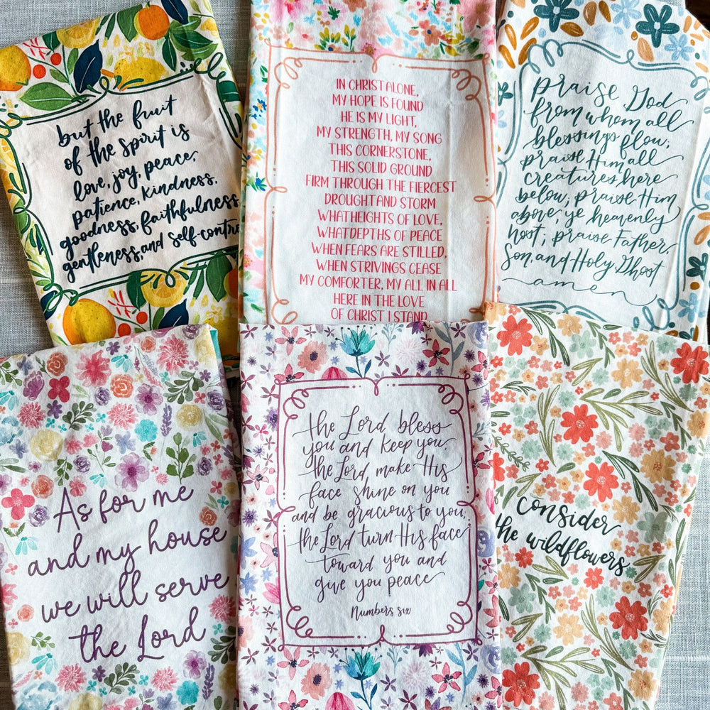 ellyandgrace Six Tea Towel Bundle