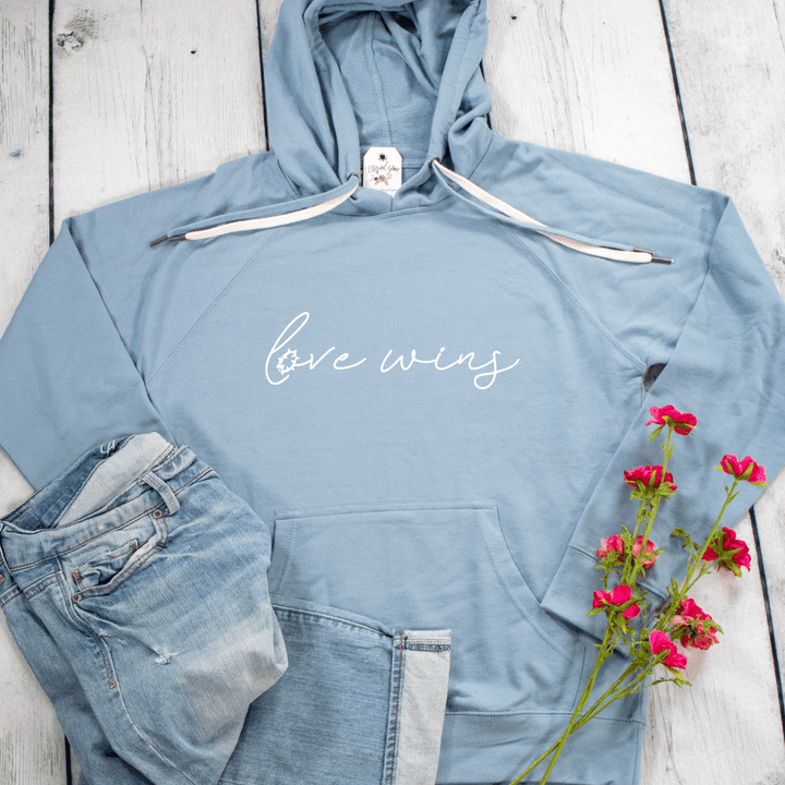 ellyandgrace SS1000 Love Wins Lightweight Terry Hoodie