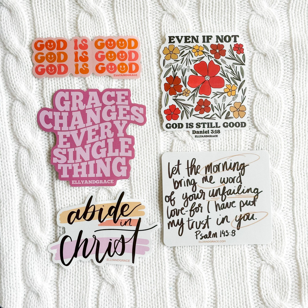 ellyandgrace Stickerpack God Is Good Sticker Pack