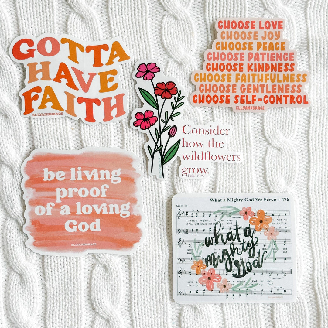 ellyandgrace Stickerpack Gotta Have Faith Sticker Pack