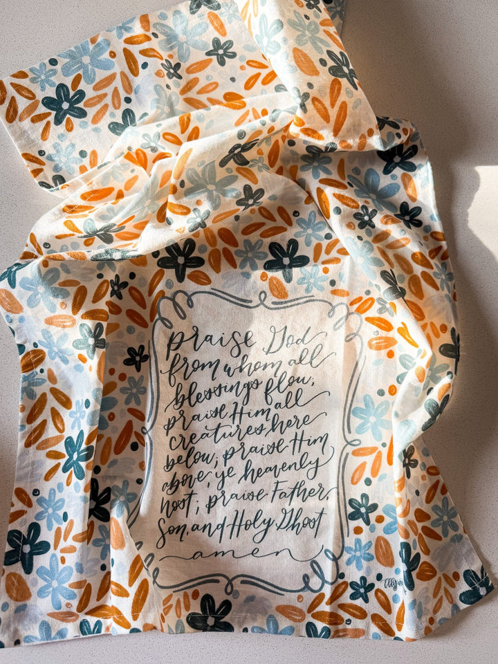 ellyandgrace Tea Towel Doxology Tea Towel