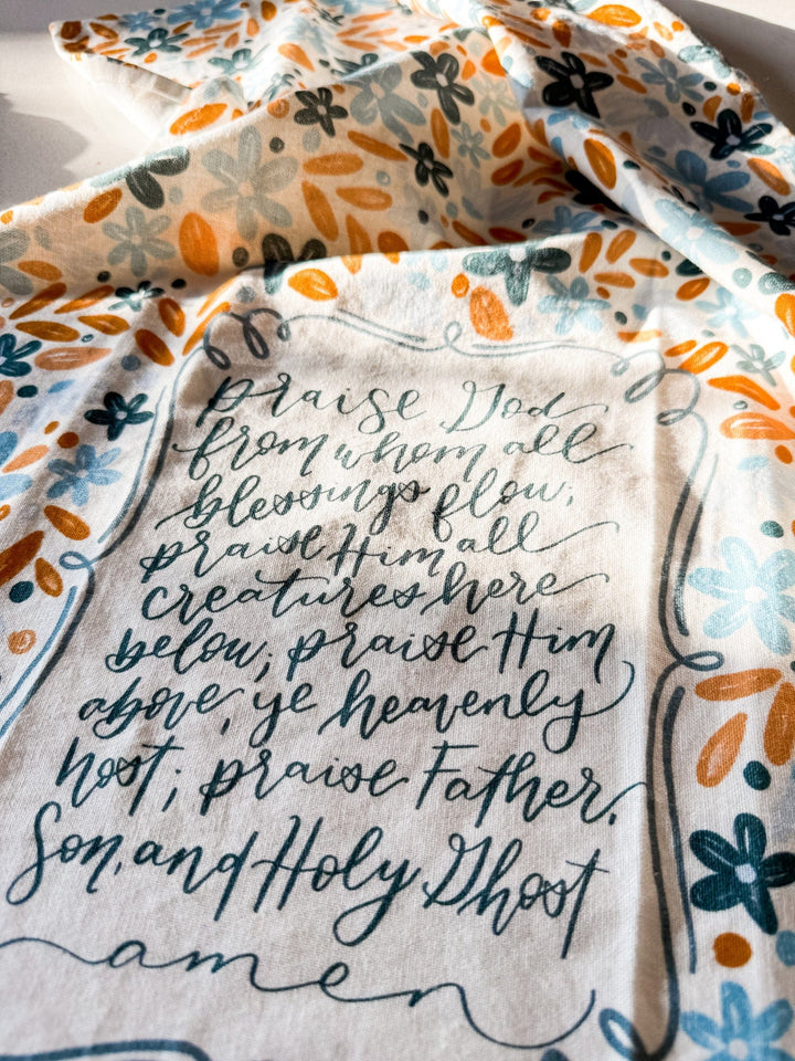 ellyandgrace Tea Towel Doxology Tea Towel