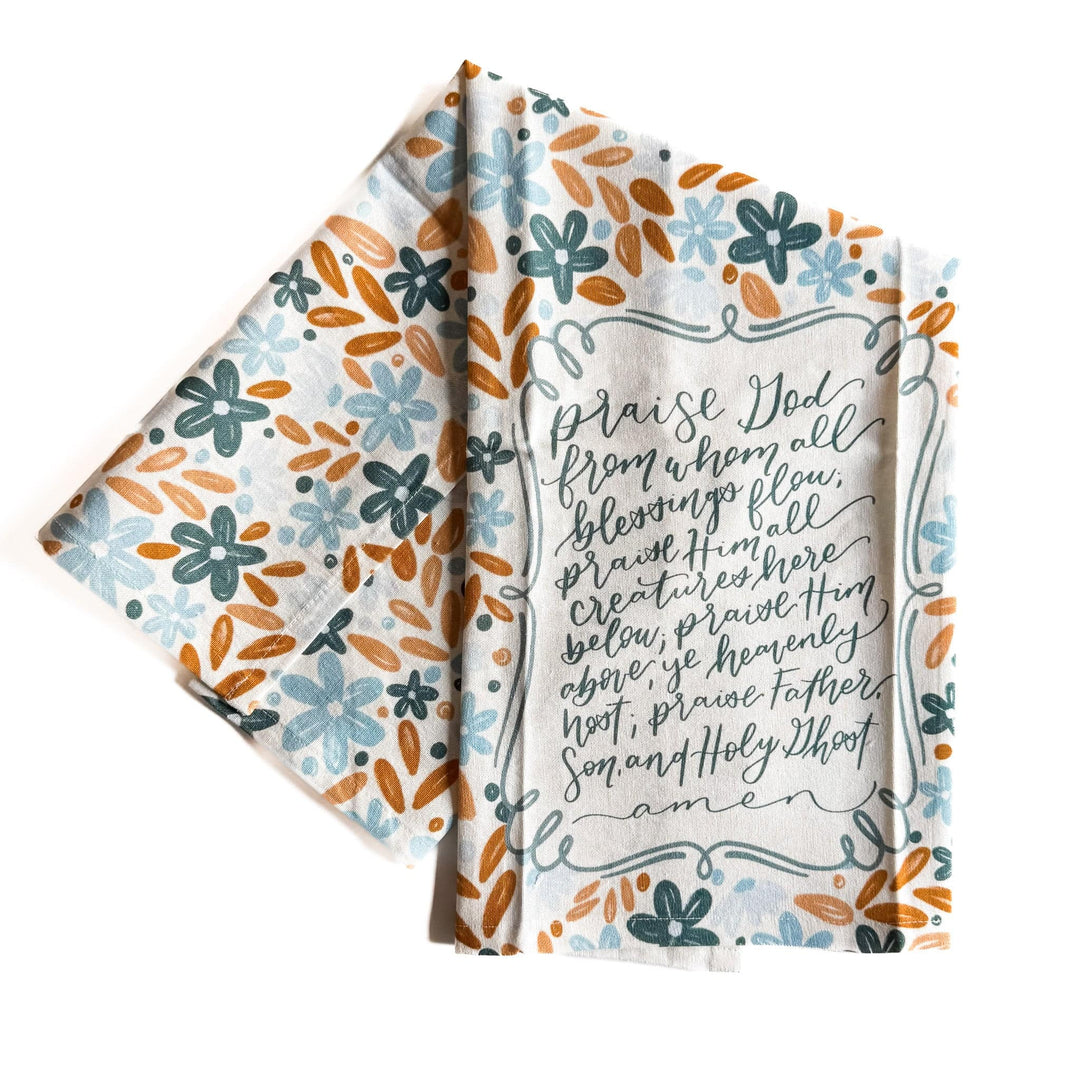 ellyandgrace Tea Towel Doxology Tea Towel