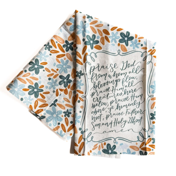 ellyandgrace Tea Towel Doxology Tea Towel