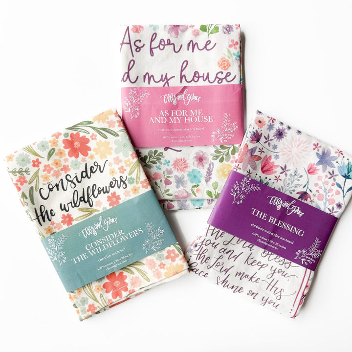 ellyandgrace Three Tea Towel Bundle