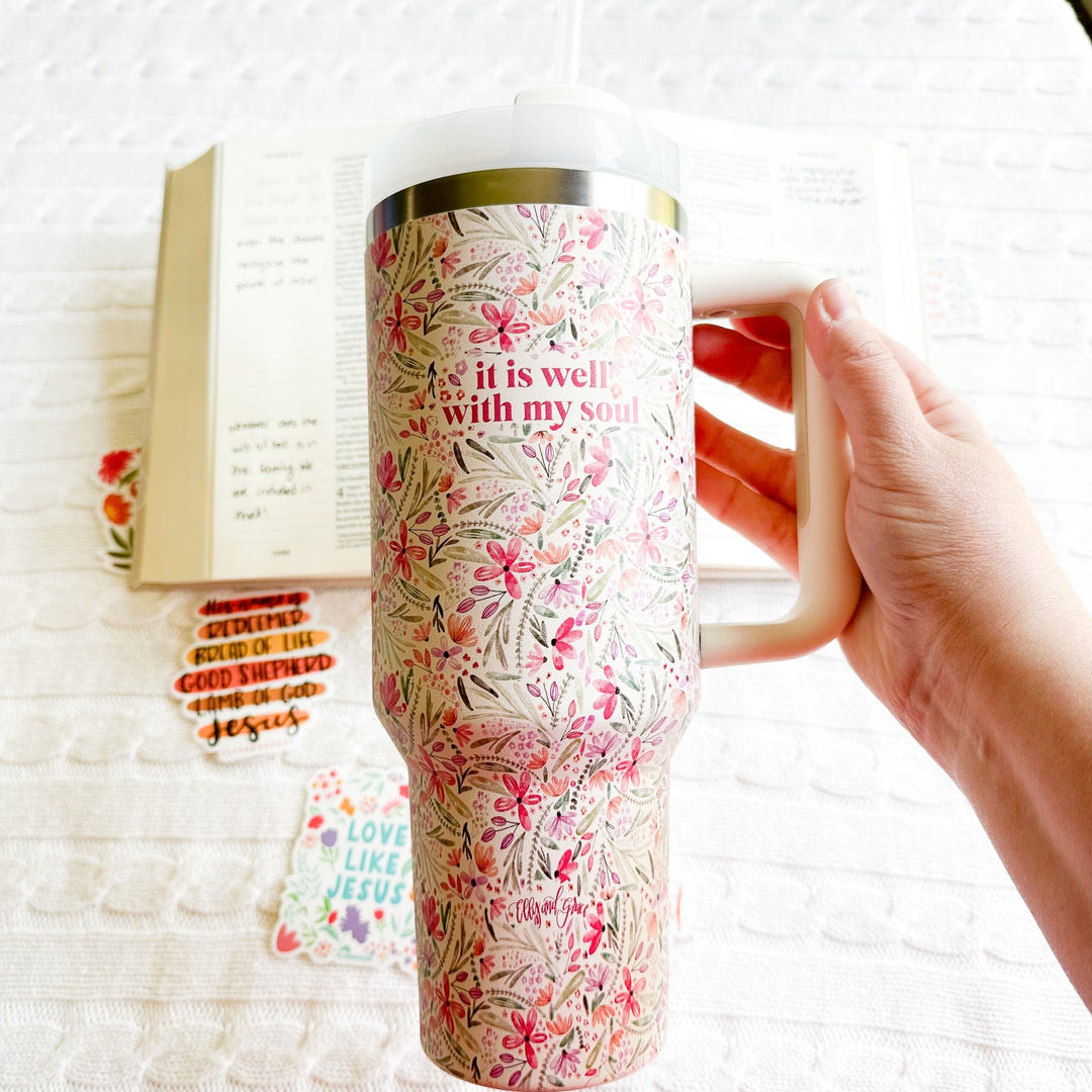 ellyandgrace Tumbler 20oz Large Tumbler