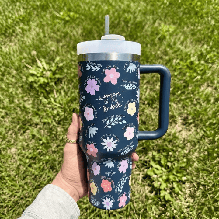 ellyandgrace Tumbler 40oz Women Of the Bible 40oz Stainless Steel Insulated Tumbler