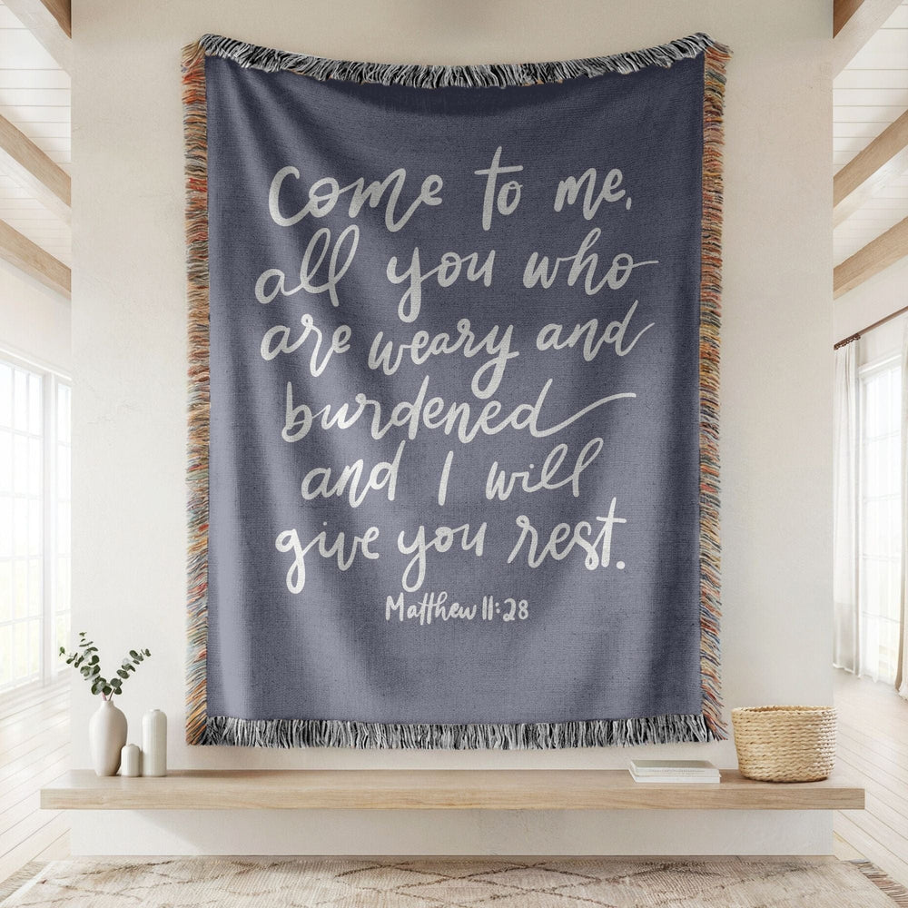 ellyandgrace Woven Blanket Come To Me Woven Blanket