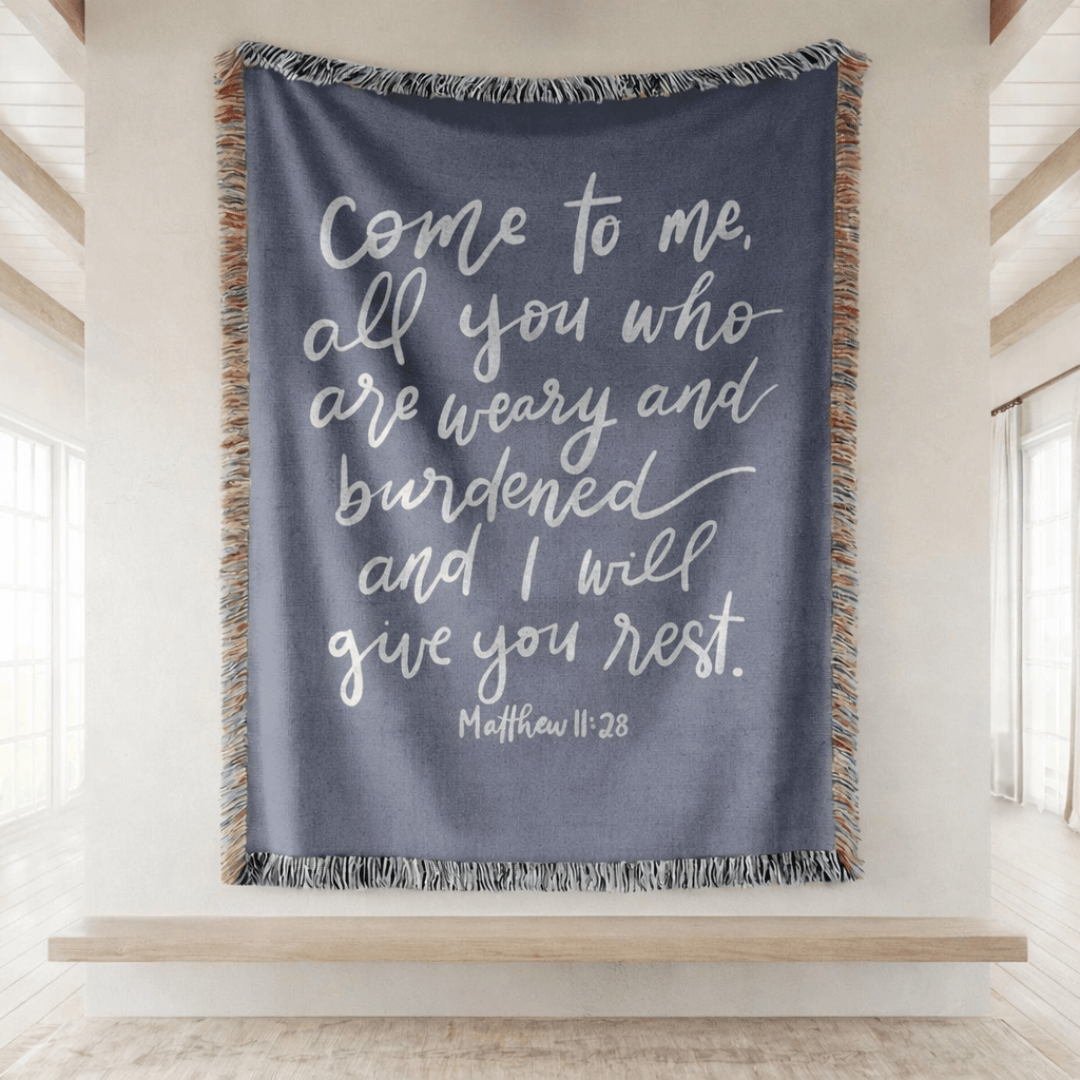 ellyandgrace Woven Blanket Come To Me Woven Blanket