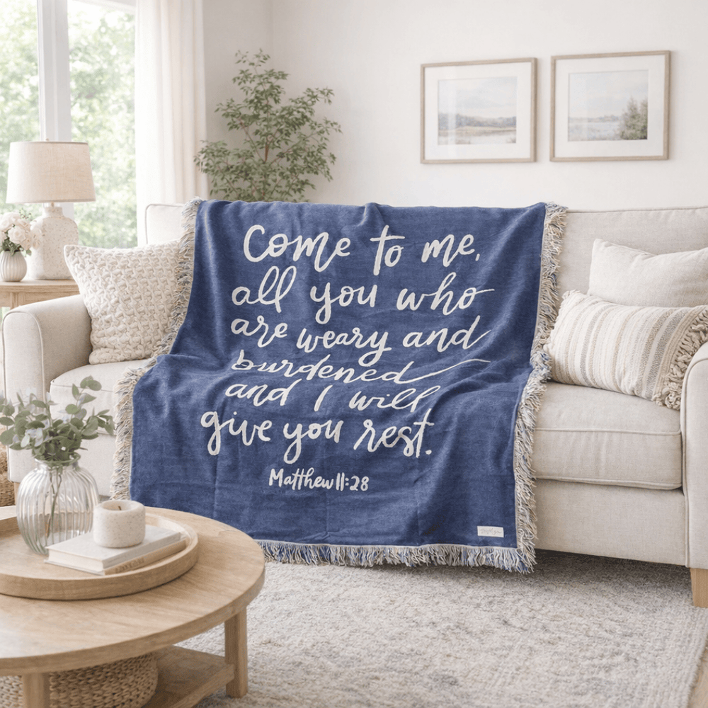 ellyandgrace Woven Blanket Come To Me Woven Blanket